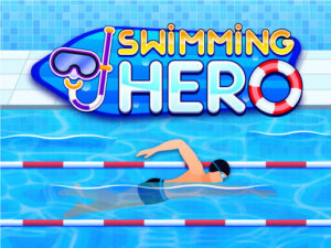 Competitive swimming game capturing the thrill of sports
